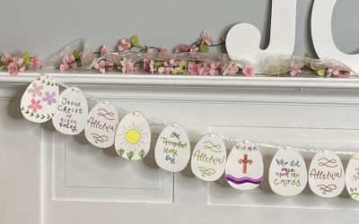 Easter Egg Garland Craft