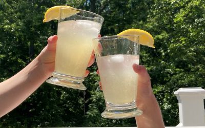 Lemonade by the glass {easy, no refined sugar, low-carb}