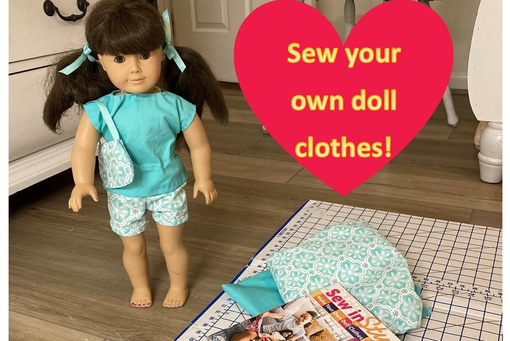 Hand-sewn doll clothes