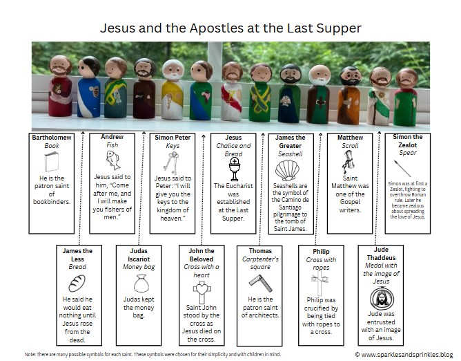 aplostle peg dolls